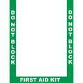 Superior Mark Floor Marking Border Tape, First Aid Border, 2in, Vinyl IN-40-900-V